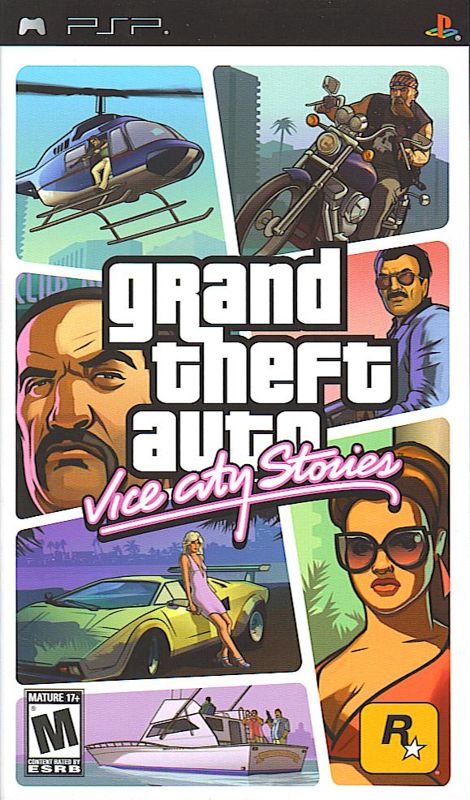 Grand Theft Auto Vice City Stories box art for Playstation 2
